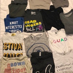 T shirt/tank /sweater bundle